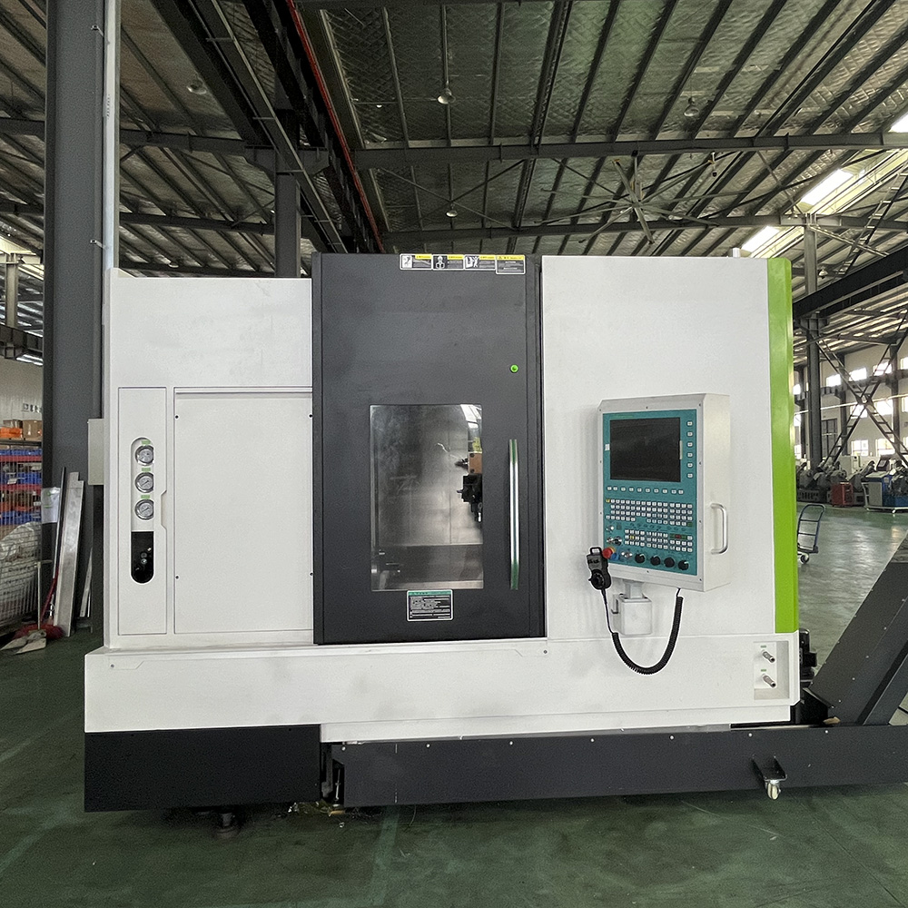 High quality high precise turning center slant bed cutting milling cnc lathe 