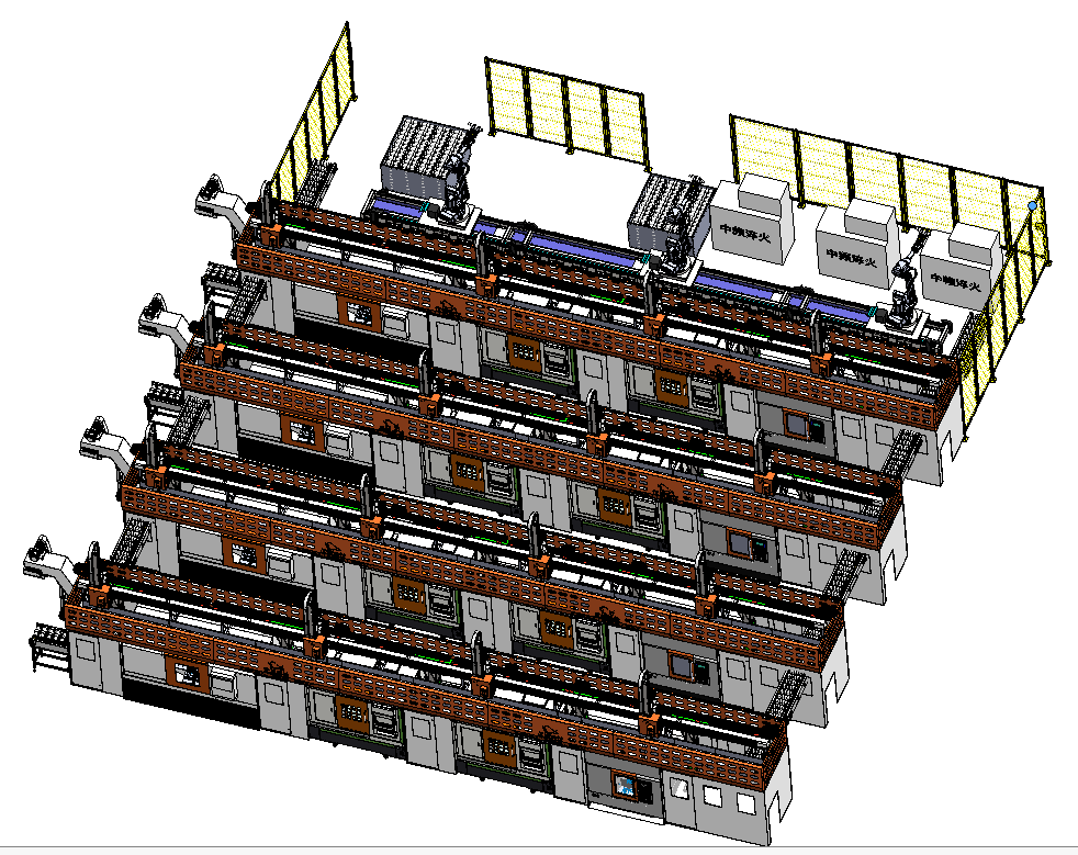 Structural description for the automated flexible manufacturing line